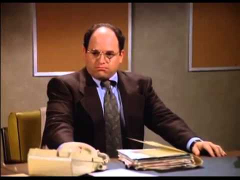 George #Costanza: Assistant to the traveling secretary. #Seinfeld